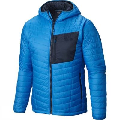 Chaquetas Mountain Hardwear Thermostatic Hooded Hombre - Azules - Chile QSB057936